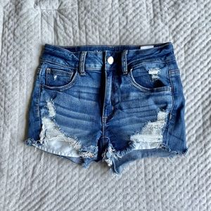 American Eagle high-rise jean shorts
